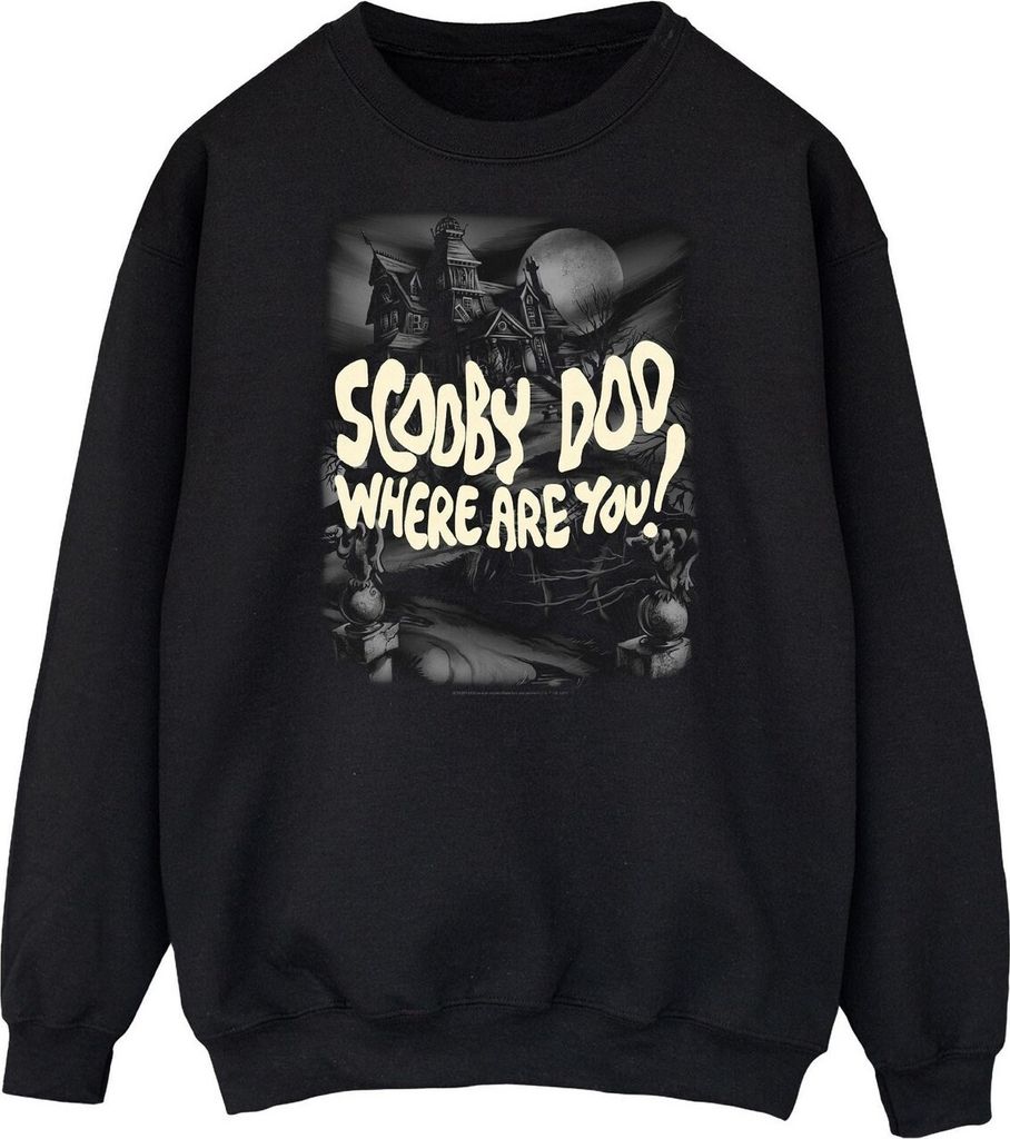 Scooby Doo - "Where Are You?" Sweatshirt für Damen BI1974 (M) (Schwarz)