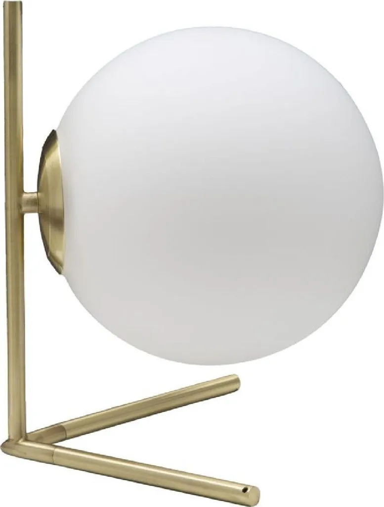 Mauro Ferretti lampada da tavolo Glamy Low E14 25x25x27 cm oro bianco