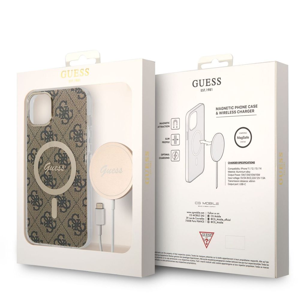 GUESS Schutzhülle für Apple iPhone 14 Plus Hard Case 4G Produktbild 