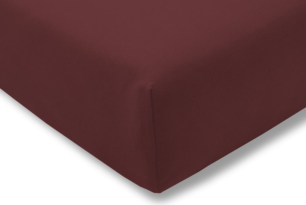 Estella Zwirn-Jersey Spannlaken Größe 200x200cm Farbe mauve
