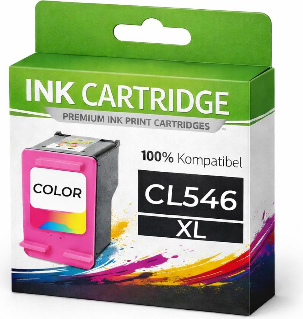 XL Tintenpatrone CL546 für Canon Color C/M/Y Patrone CL 546 Premium Quailtät PIXMA iP2850 MG2950/2450/2550/2555S/3050/3051/3052/3053 MX495