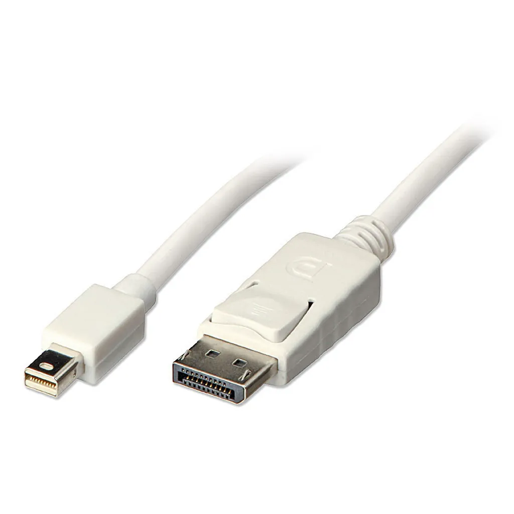 Cavo Bianco Lindy 41057 Mini DP a DisplayPort 2m - Alta Affidabilità