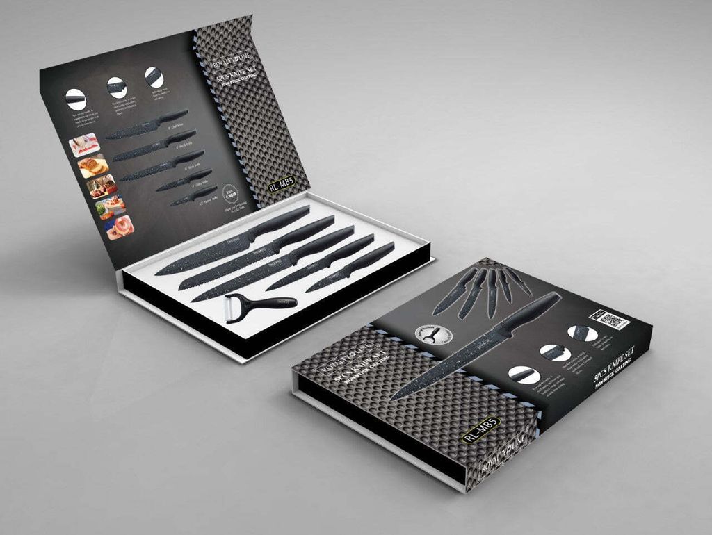 Royalty Line RL-MB5; Antihaftbeschichtung Messer-Set 5PCS Produktbild 