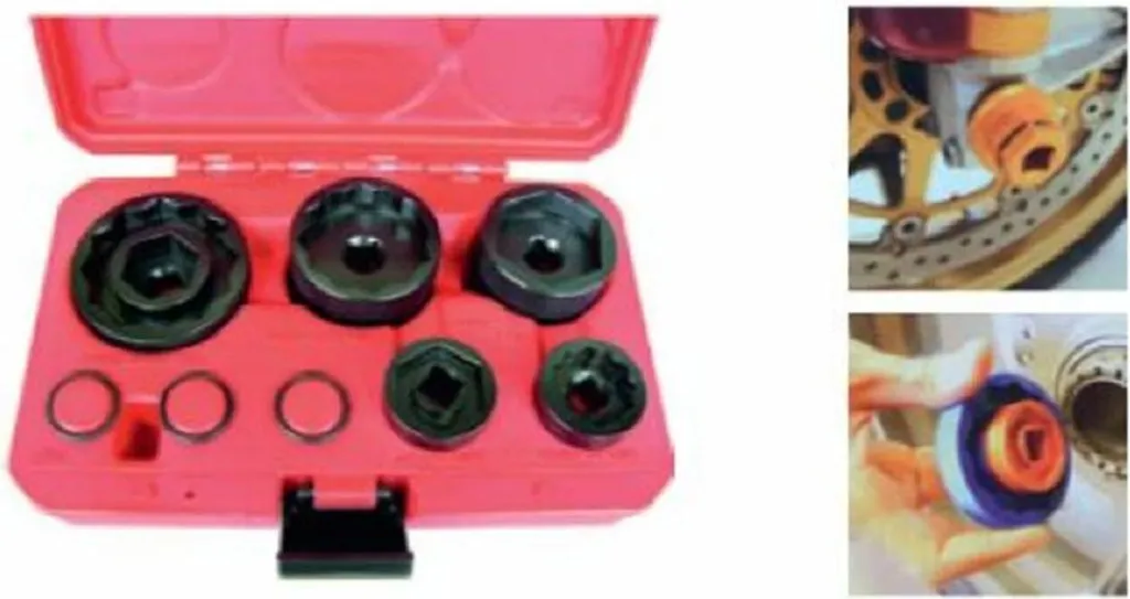 Douilles pour Réparation de Roues de Valise 28-55 mm - Kit Maintenance