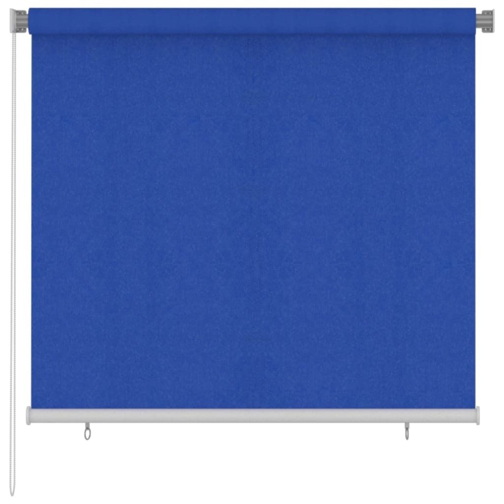 Langlebige Außenrollo 160x140 cm Blau HDPE,Rollos Möbel12893