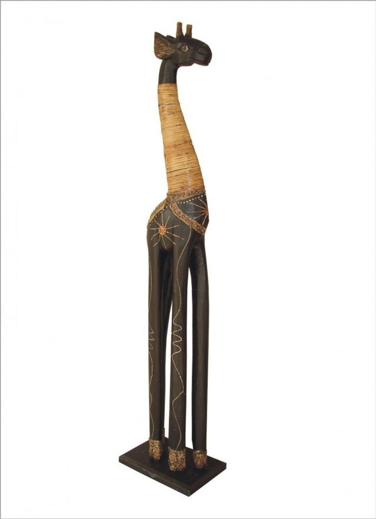 Žirafa stojící  textura černá 120 cm Obrázek produktu 