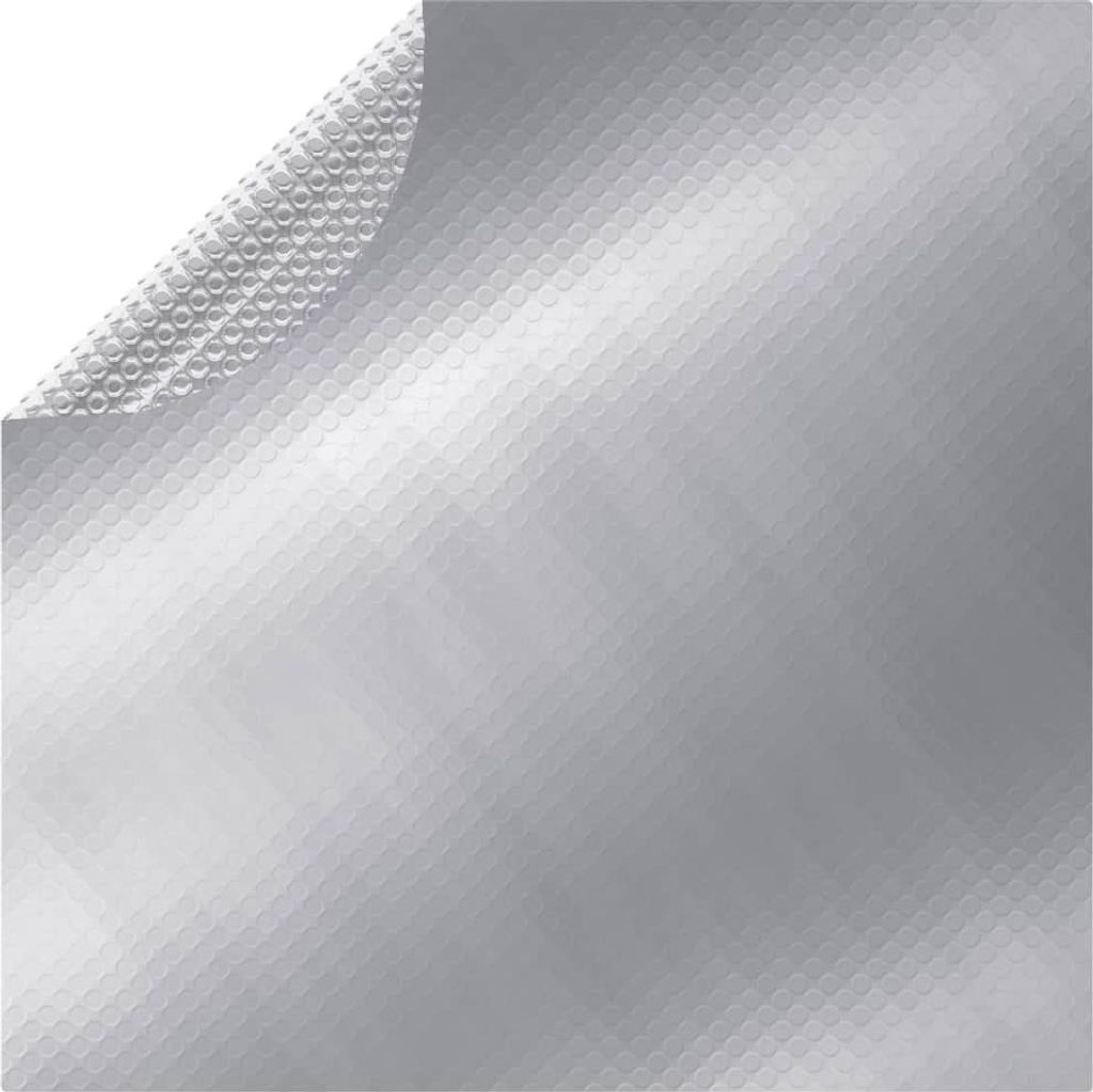 The Living Store Poolabdeckung Silbern 549 cm PE