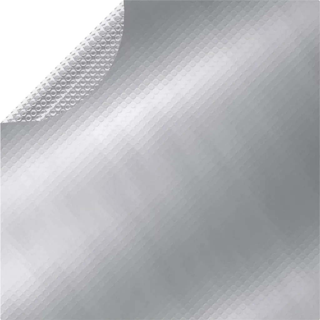 Telo Copertura Solare Argento 381cm PE | Massima Efficienza Termica