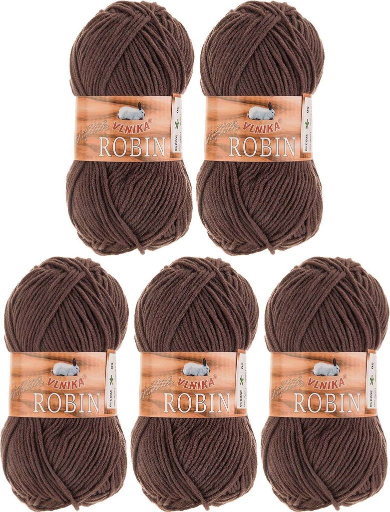 500g Strickgarn Robin Antipilling Winterwolle Handstrickgarn Häkelgarn Farbwahl