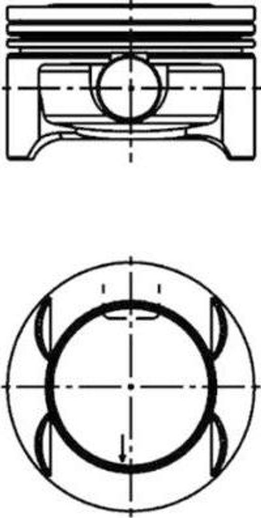 KOLBENSCHMIDT 40385600 Kolben für OPEL Corsa D Schrägheck (S07) Corsa C Schrägheck (X01) Astra H Schrägheck (A04) AGILA (A) (H00) Corsa C Kaste...