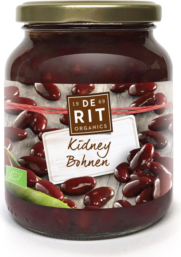 De Rit Kidney Bohnen, 350 g, Kidney Bohnen, Wasser, Produktbild 