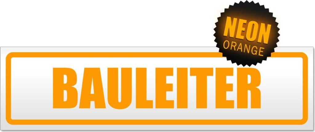 Bauleiter Magnetschild Schild magnetisch