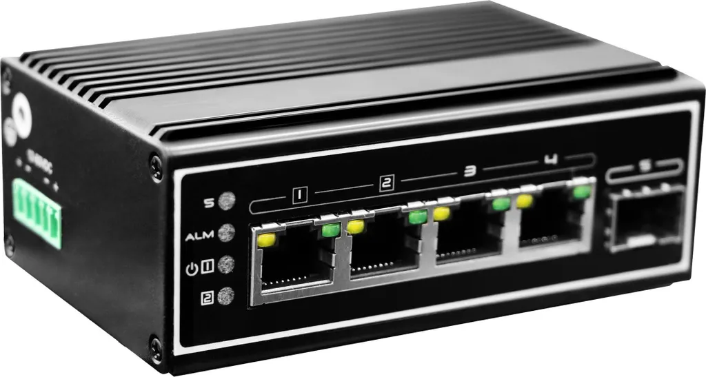 Switch PoE Industriale LevelOne IGP-0502 5 Porte Gigabit SFP -40/75C