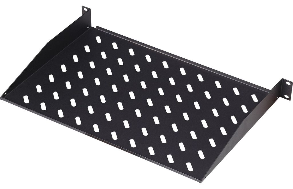 Digitus DN-19 TRAY-1-400-SW, 50 kg, Schwarz Produktbild 