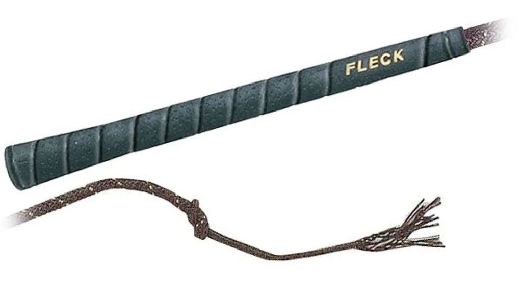Cravache de dressage SUPERFLEX de Fleck pour travail sur le plat et concours