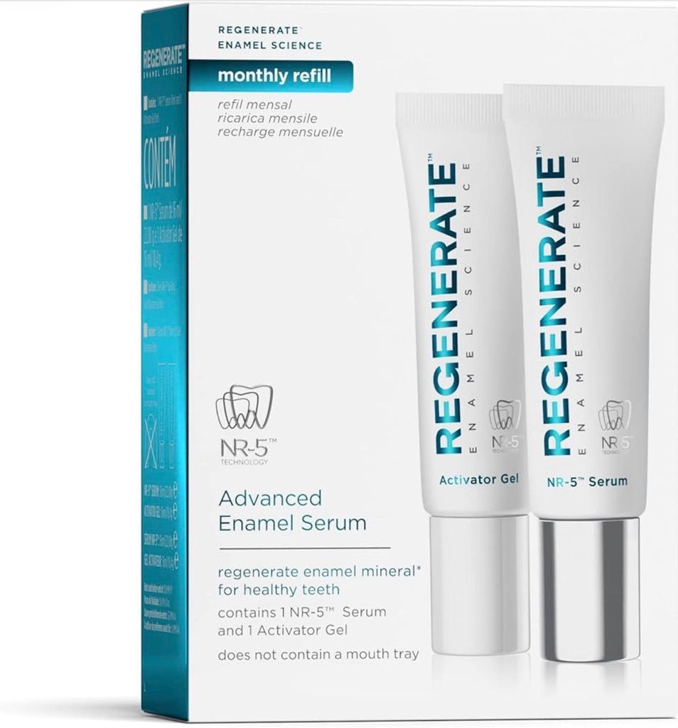 Regenerate Spezial Zahnschmelz-Serum Refill monatliche Nachfüllung | Remineralisierung des Zahnschmelzes für starke, gesunde Zähne | 2x 16 ml