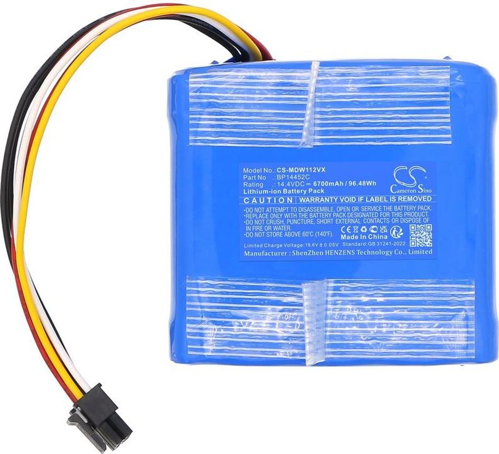 Akku für ETA 5241 Aurum, 6241 Aurum, Eureka E10s, Media W11 Pro und andere, 6700 mAh, Li-Ion