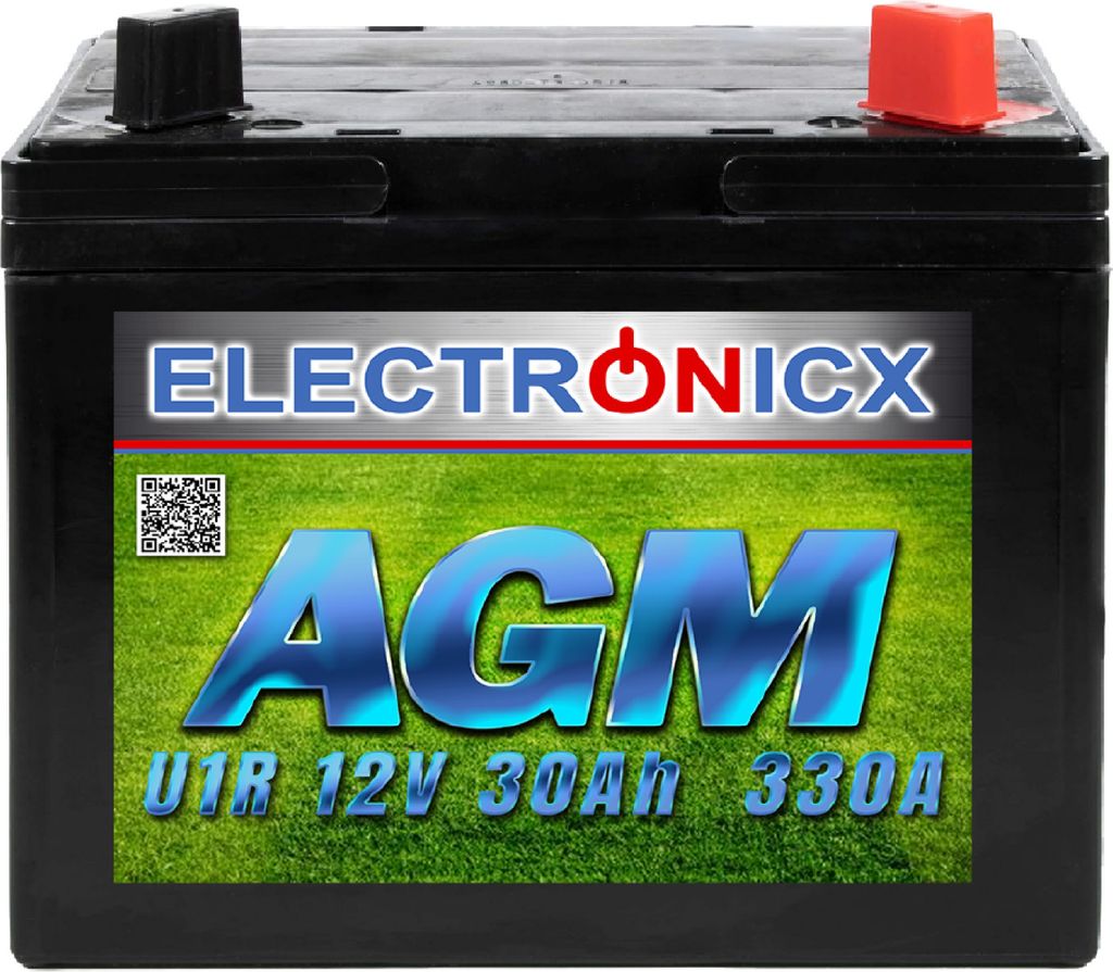 Electronicx U1R AGM 30 Ah 330 A ▶ Traktor ogrodowy Kosiarka Zdjęcie produktu 