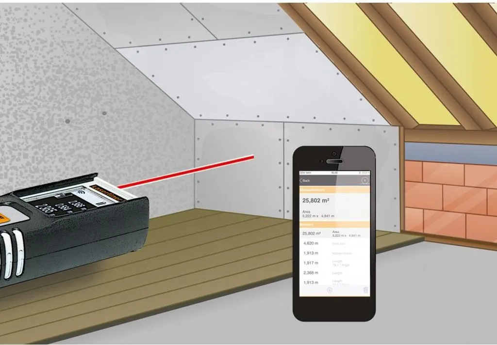 Laserliner DistanceMaster Compact Plus - Télémètre Laser Bluetooth 40m - 16