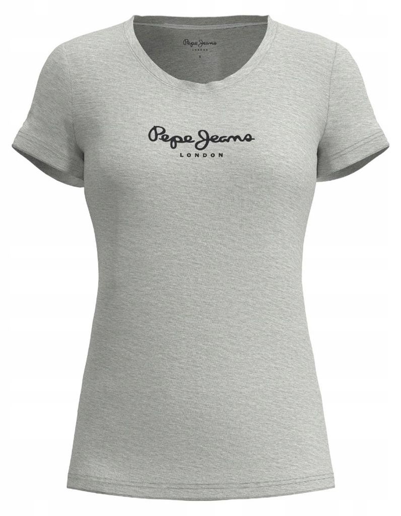 Pepe Jeans - T-Shirt für Damen, Rundhalsausschnitt, Schmal NA235 (XXS) (Grau)