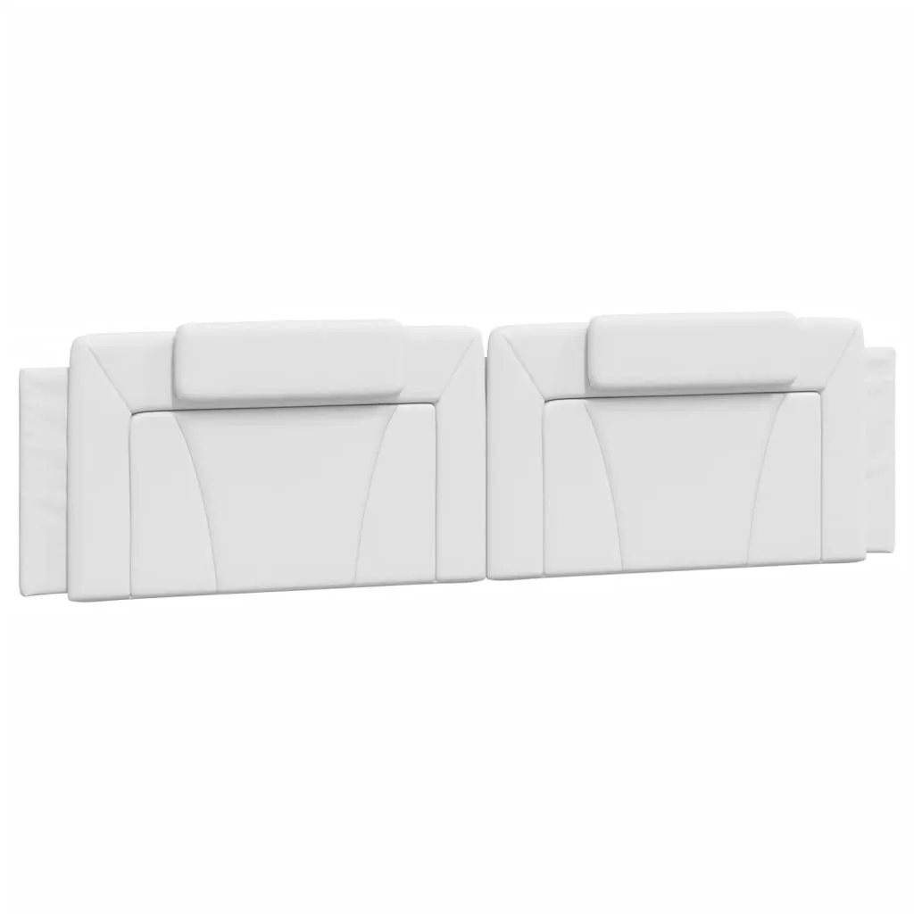 SYFAX™ Cuscino Testiera Viana Bianco 200 cm in Pelle finta
