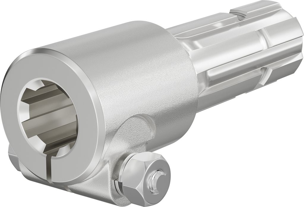 Zapfwelle, PTO 175 mm Buchse mit Keilwellenaufnahme 1 3/8" Z6 für Ausgangswelle 1 3/4" Z6 Traktor