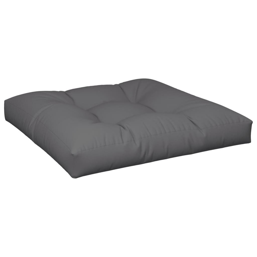 vidaXL Palettenkissen Anthrazit 70x70x12 cm Stoff