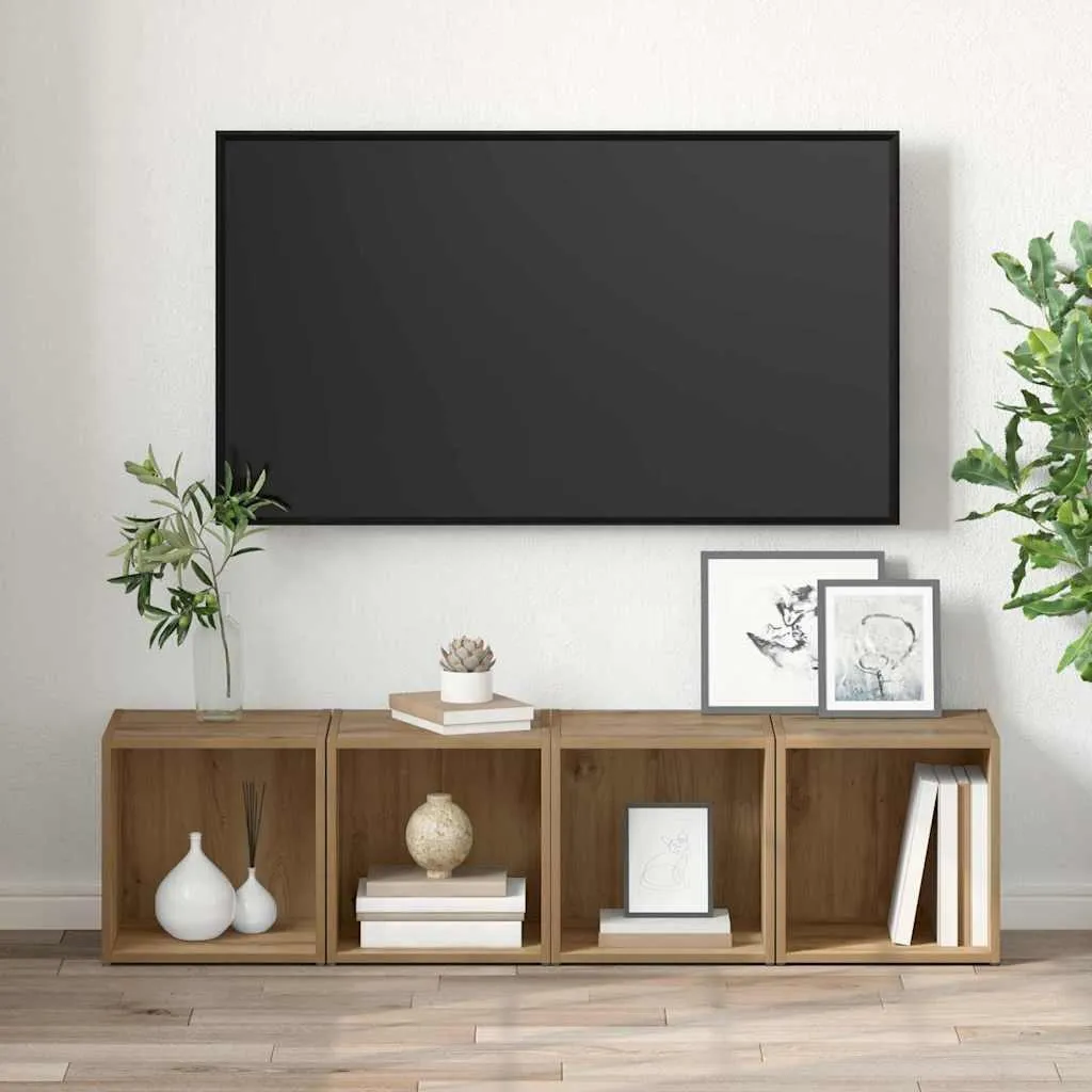 VidaXL Mobile Porta TV In Legno Massello Di Recupero 140x30x45 Cm