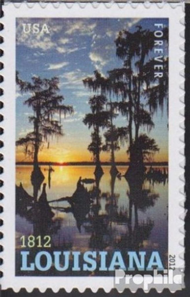 Briefmarken USA 2012 Mi 4843 (kompl.Ausg.) postfrisch Bundesstaat Louisiana