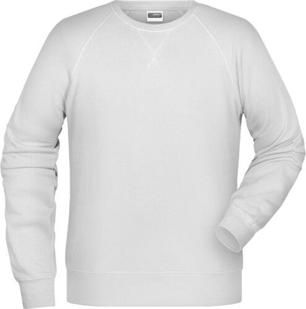 Klassisches Sweatshirt mit Raglanärmeln white, Gr. L Produktbild 