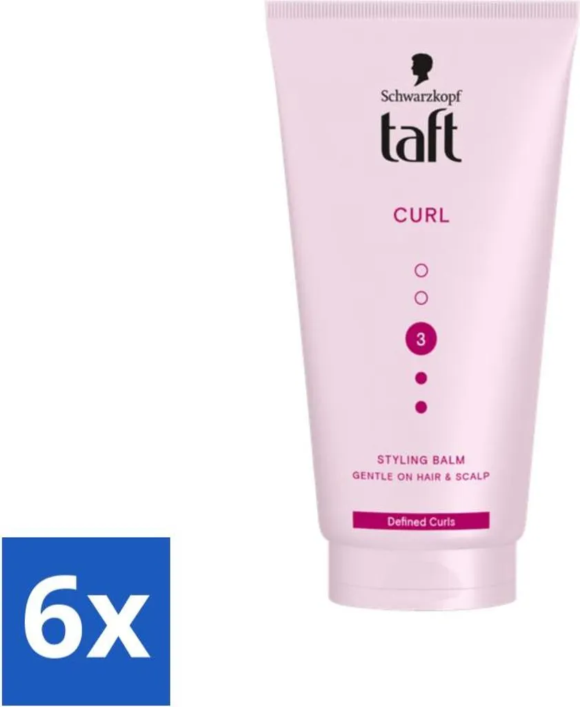 Taft Styling Balm Curl Vegano - Set 6 Pezzi - Bellezza Responsabile