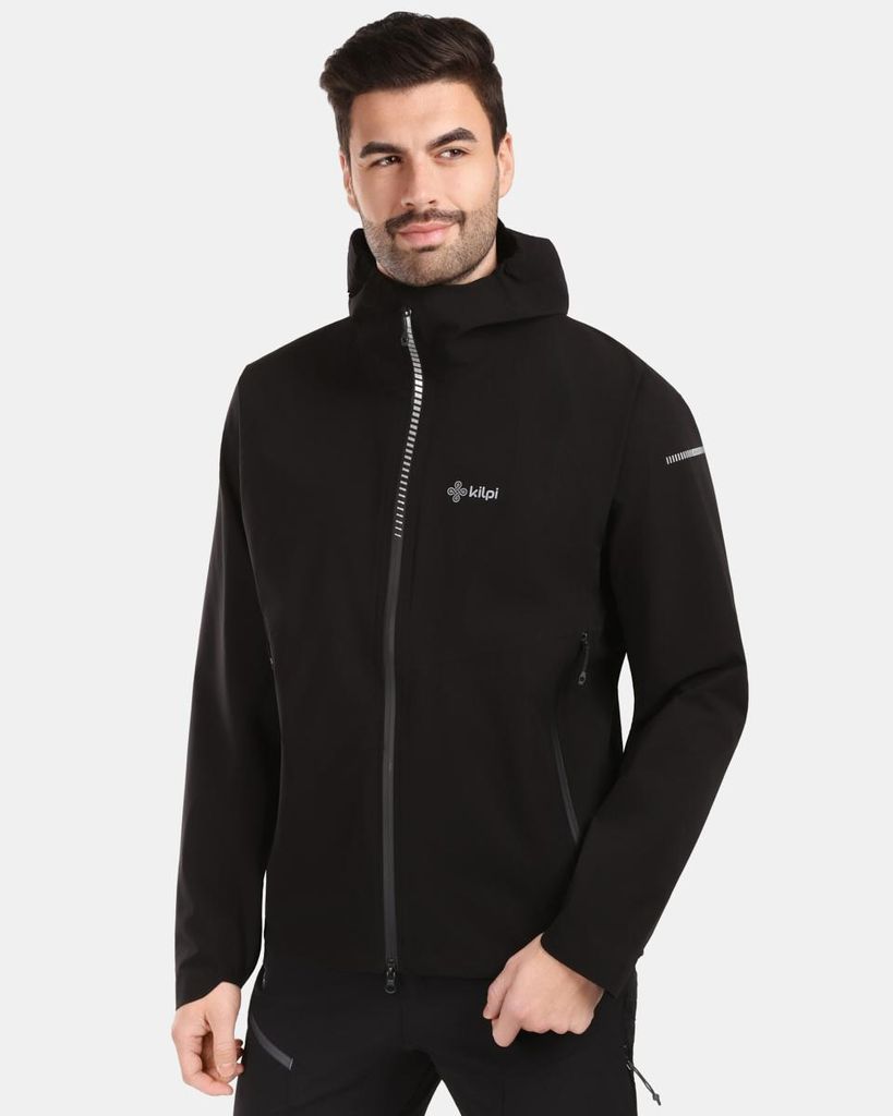 Wasserdichte Herrenjacke Kilpi HURRICANE-M, SCHWARZ, Größe L