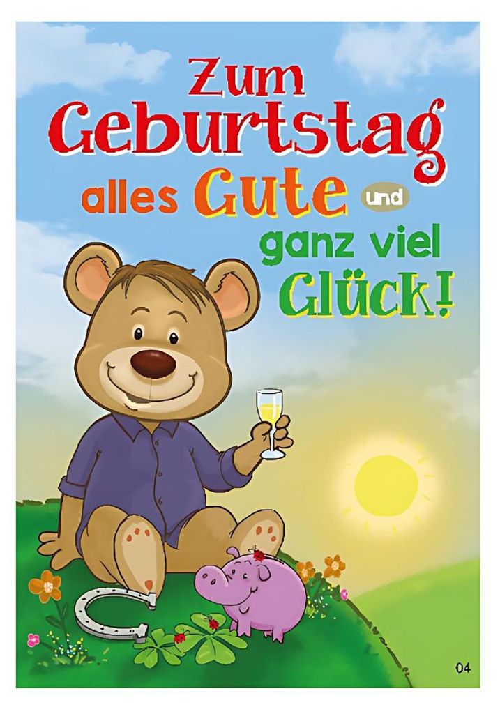 Depesche 11673.004, Musikalische Grußkarte, Geburtstag, Produktbild 