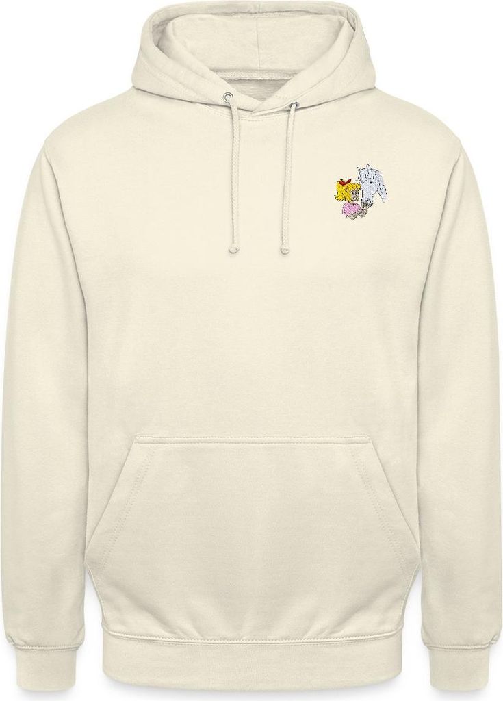 Spreadshirt Bibi & Tina Bibi und Sabrina Stick Uni Hoodie, XXL, Vanille-Milchshake