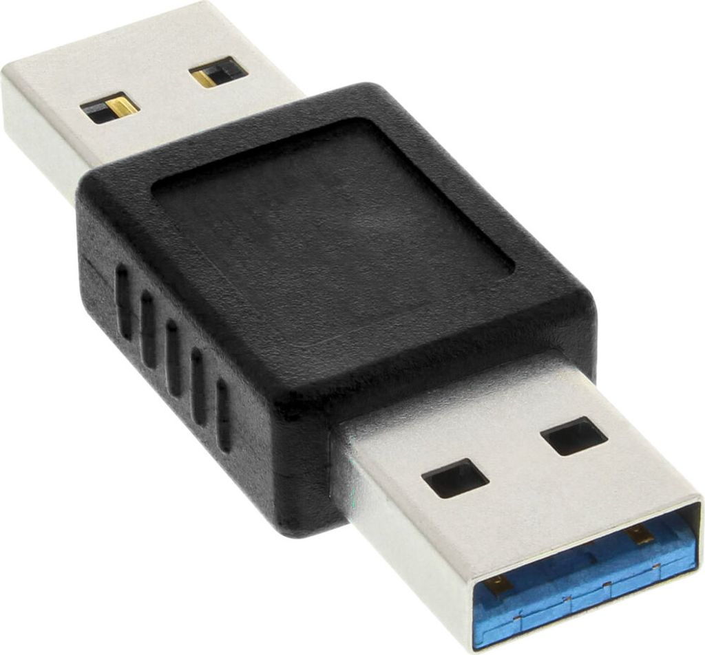 Adaptateur InLine® USB 3.2 Gen.1, mâle vers mâle Image du produit 
