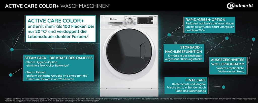 Bauknecht WM Waschmaschine PS Elite 923