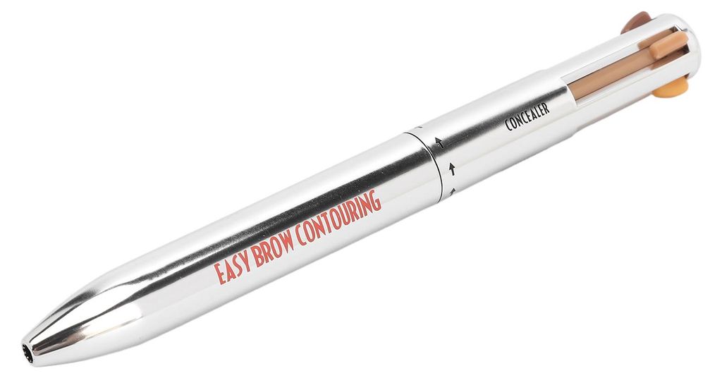 4-in-1 Augenbrauen-Kontur-Highlight-Stift, wasserdicht, langlebig, für Augen-Make-up, Beauty-Tool, Augenbrauen-Definitionsstift, mittelgroß