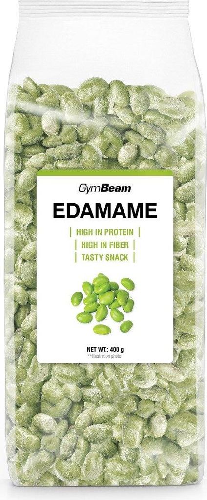 GymBeam - Edamame - Geröstete gesalzene Sojabohnen 400 g
