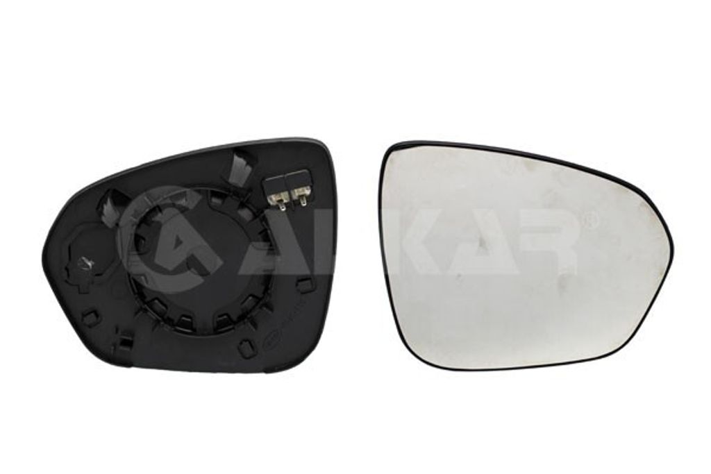 ALKAR Spiegelglas Außenspiegel Rechts für DACIA Duster II Beheizbar Konvex 6432195