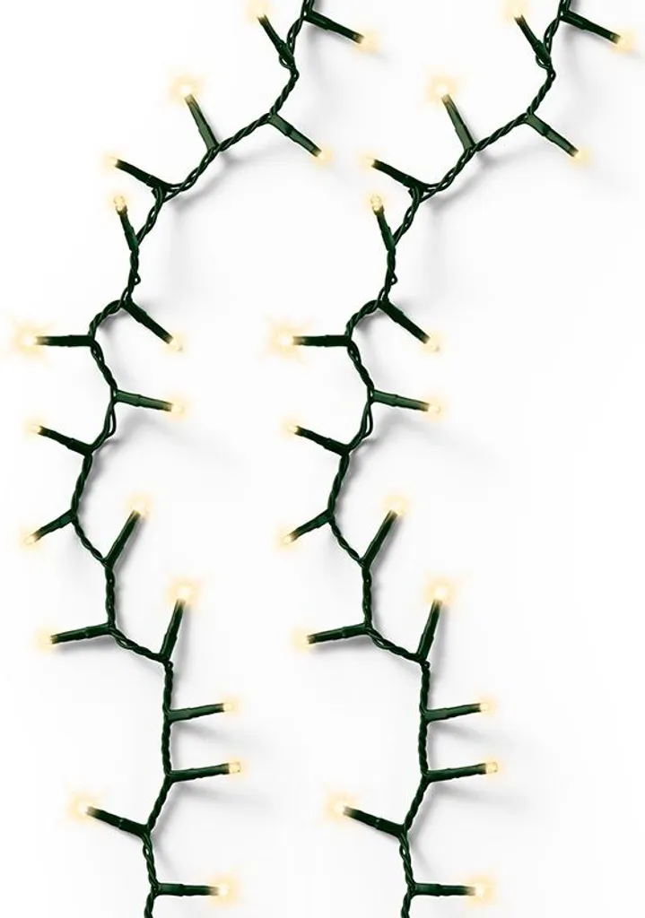 Décoration Lumineuse Noël 16m 750 LED Doré Doux Intérieur Extérieur