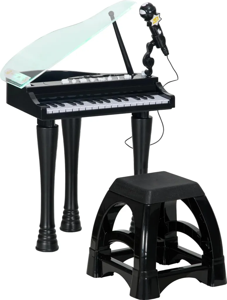 Piano électrique gain de place noir idéal pour appartement et studio