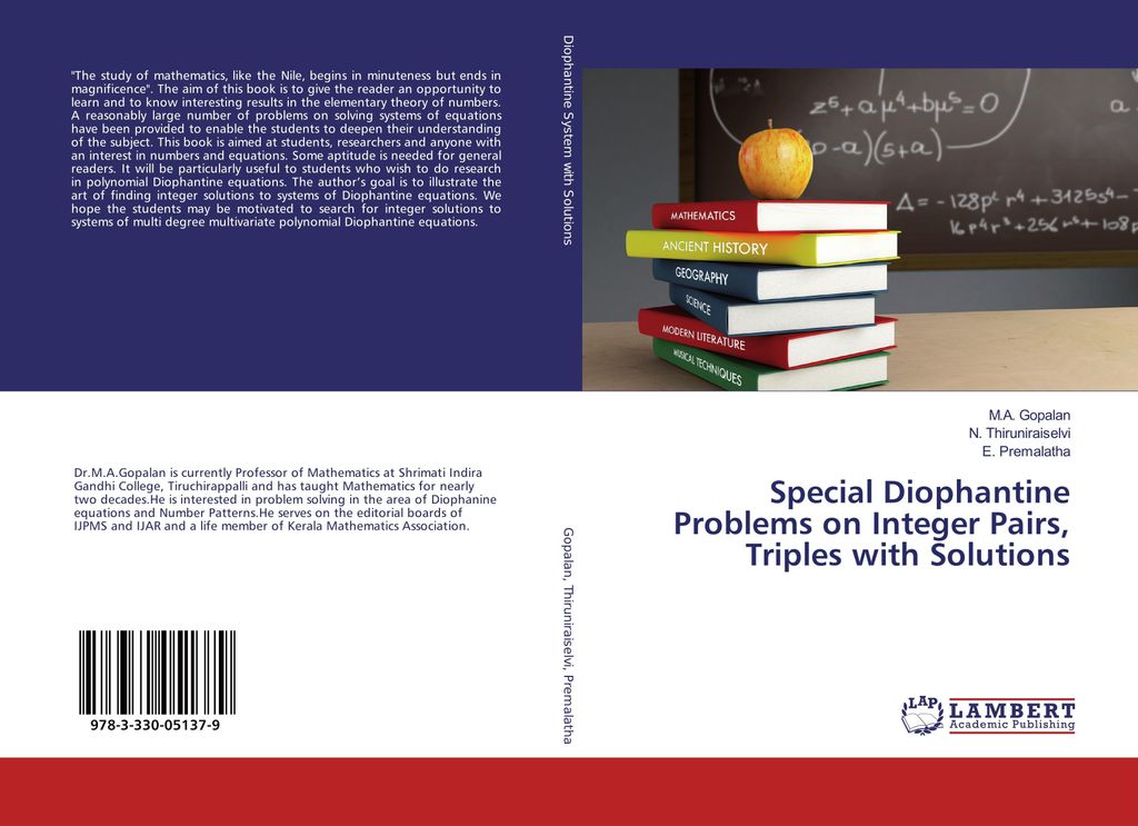 Special Diophantine Problems on Integer Pairs, Triples with Solutions
