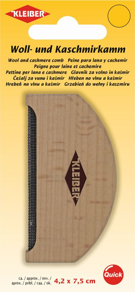 KLEIBER Woll- & Kaschmirkamm aus Holz braun Produktbild 
