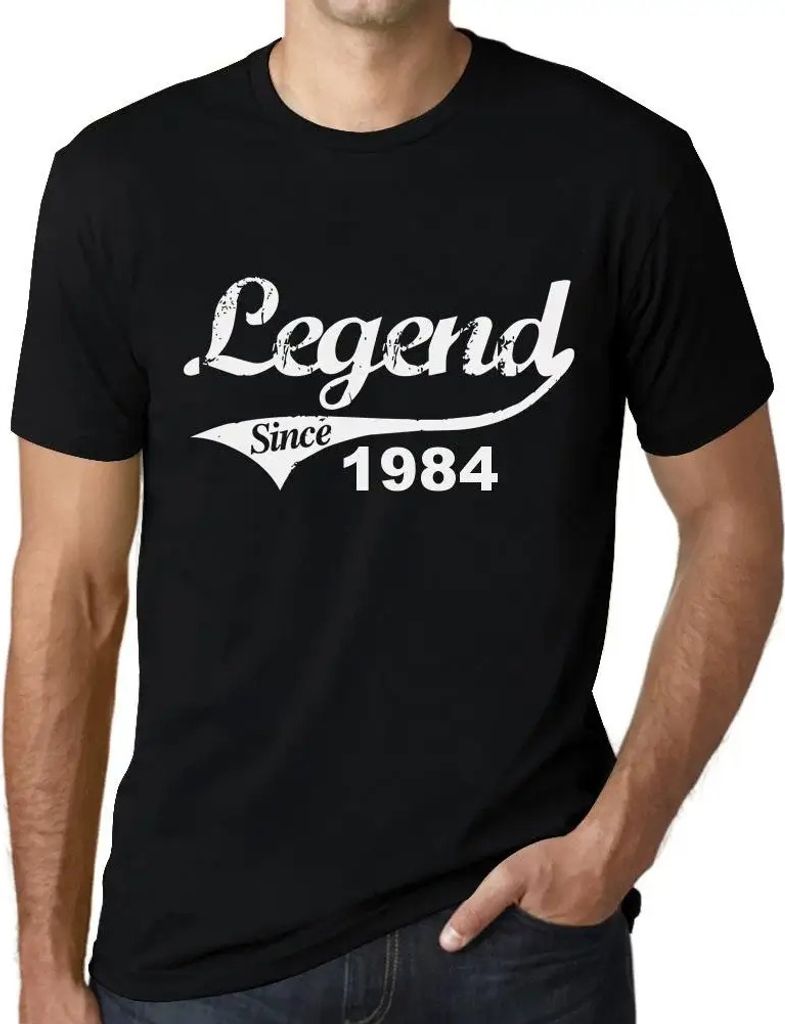 Herren Grafik T-Shirt Legende seit 1984 – Legend Since 1984 – Geschenk 40. Geburtstag Jahrestag 40 Jahre Jubiläum 40 Jährige Mann Jahrgang 1984