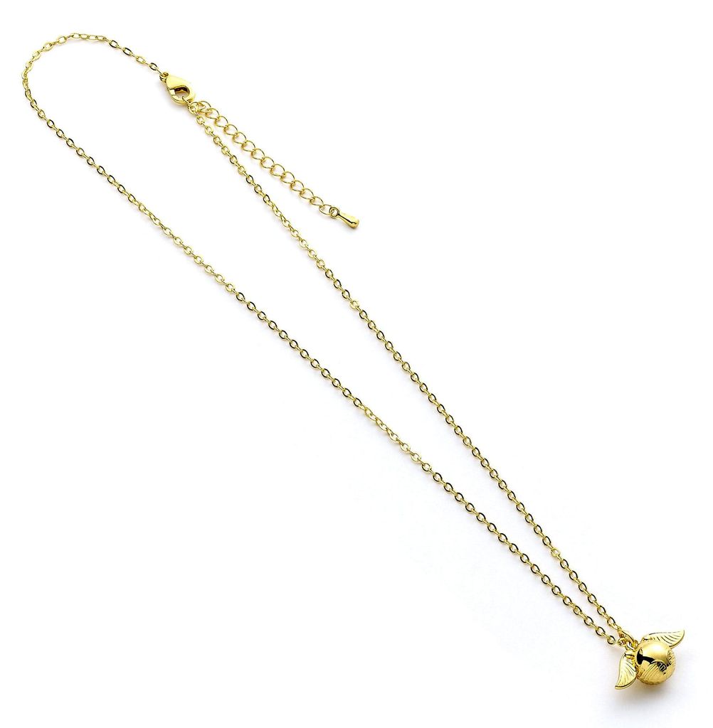 Harry Potter Halskette Golden Snitch Anhänger (Goldfarben)