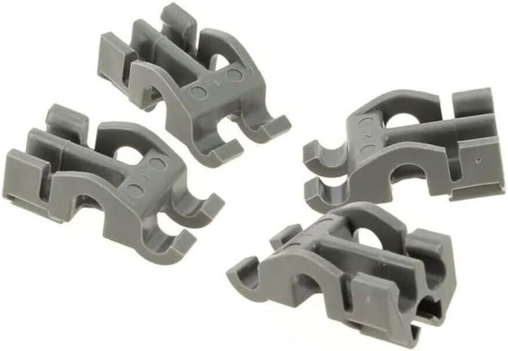 4er-Set Unterkorb-Clips für Geschirrspüler Whirlpool 481010600198 – Ersatzteile kompatibel mit Bauknecht, Ikea, Ignis, Laden, KitchenAid