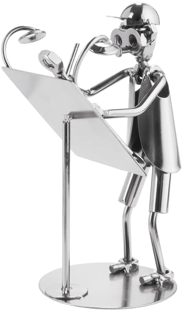 BRUBAKER Figurine de Vis Architecte en Métal Fait Main Déco Bureau