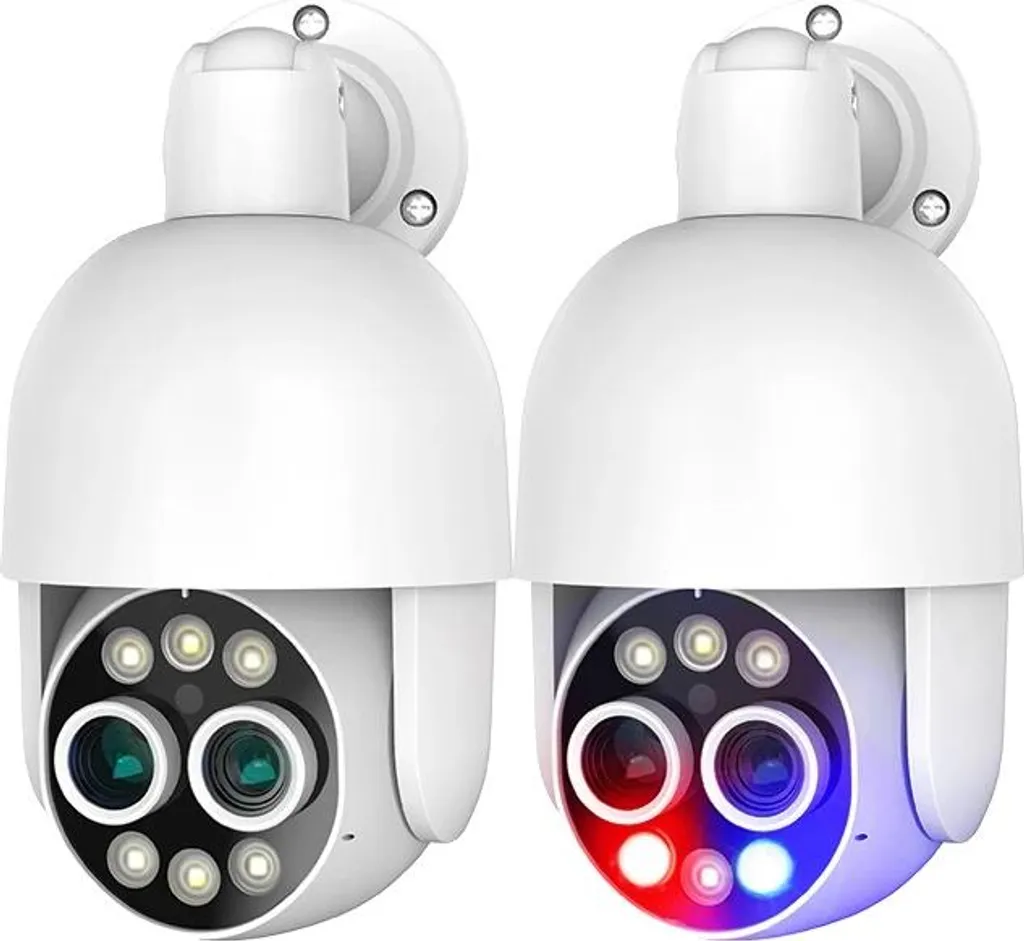 Système de vidéosurveillance 8MP PTZ 360 avec double caméra extérieur 4K