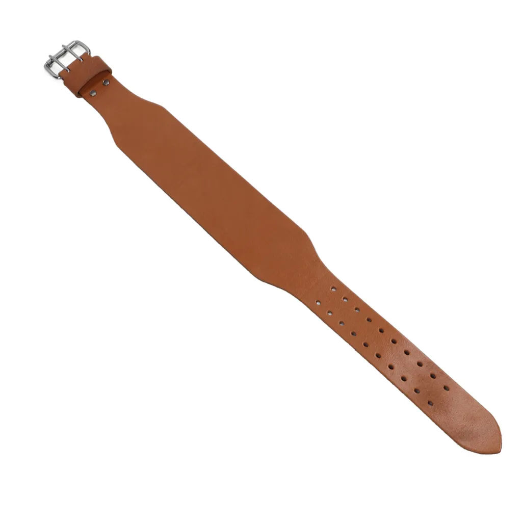 Ceinture d'haltérophilie en cuir à double boucle - Taille L Support Dos