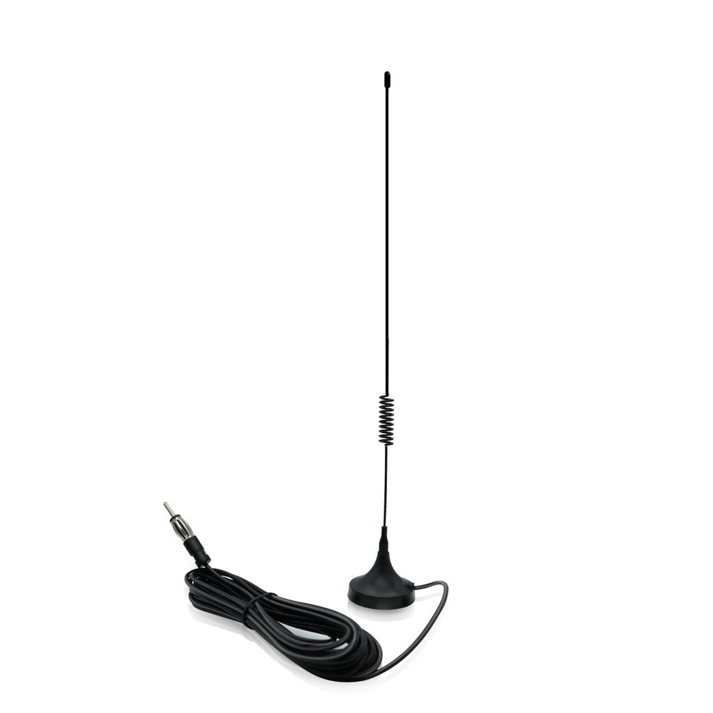 Dual Frequenz Empfang SMA Kopf Externe Digitale Antenne FM Signal Booster Dach Antenne Auto Zubehör